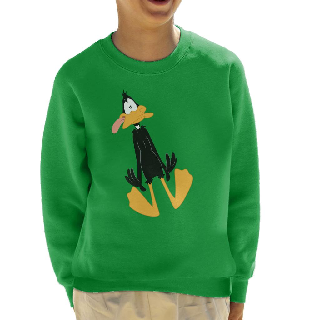 Looney Tunes Daffy Duck Dumbstruck Kid's Sweatshirt-ALL + EVERY