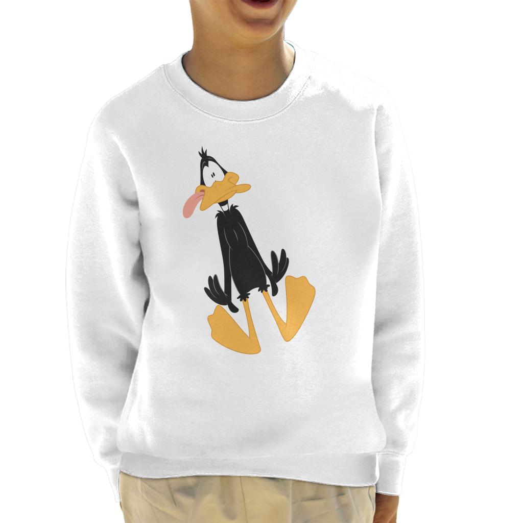 Looney Tunes Daffy Duck Dumbstruck Kid's Sweatshirt-ALL + EVERY