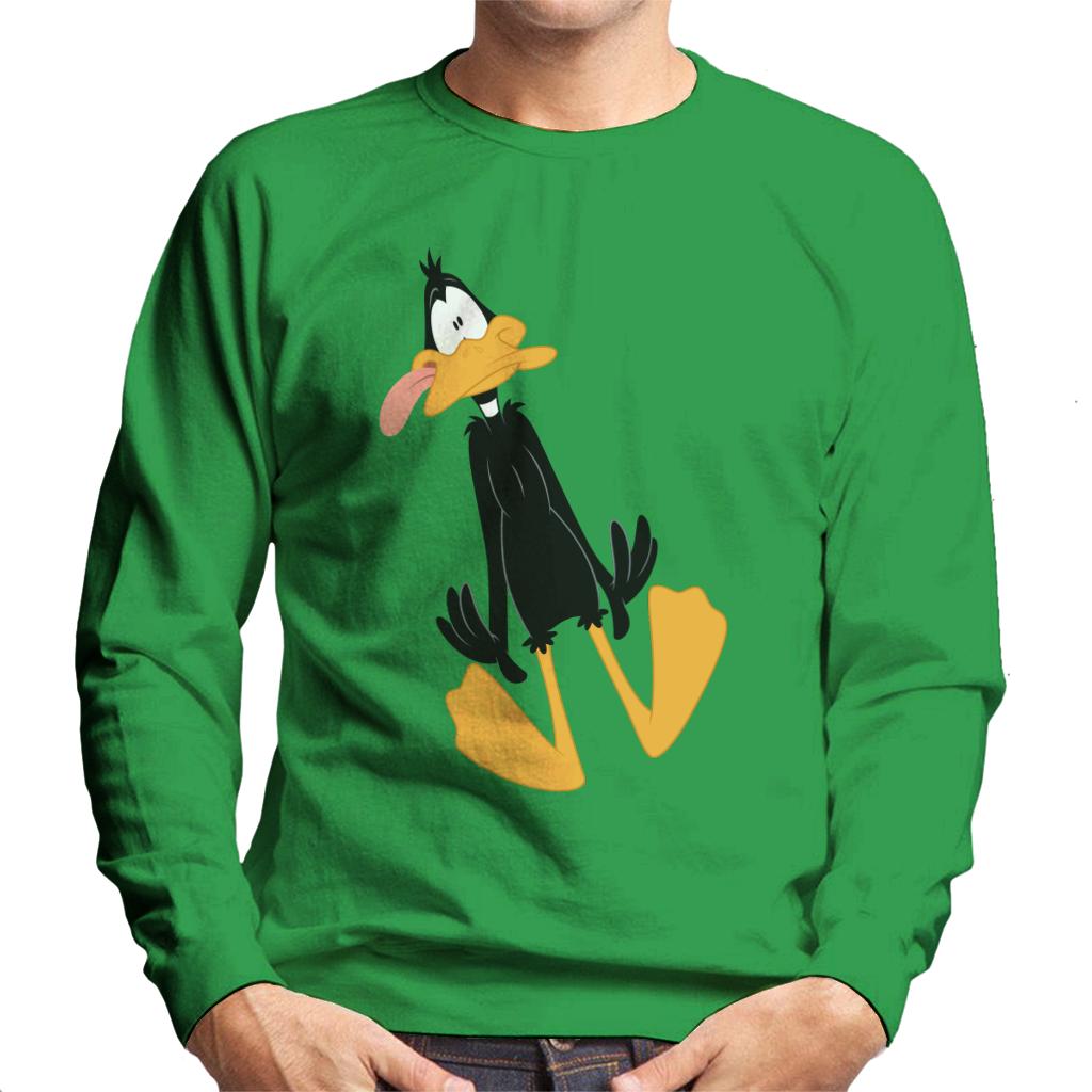 Looney Tunes Daffy Duck Dumbstruck Men's Sweatshirt-ALL + EVERY