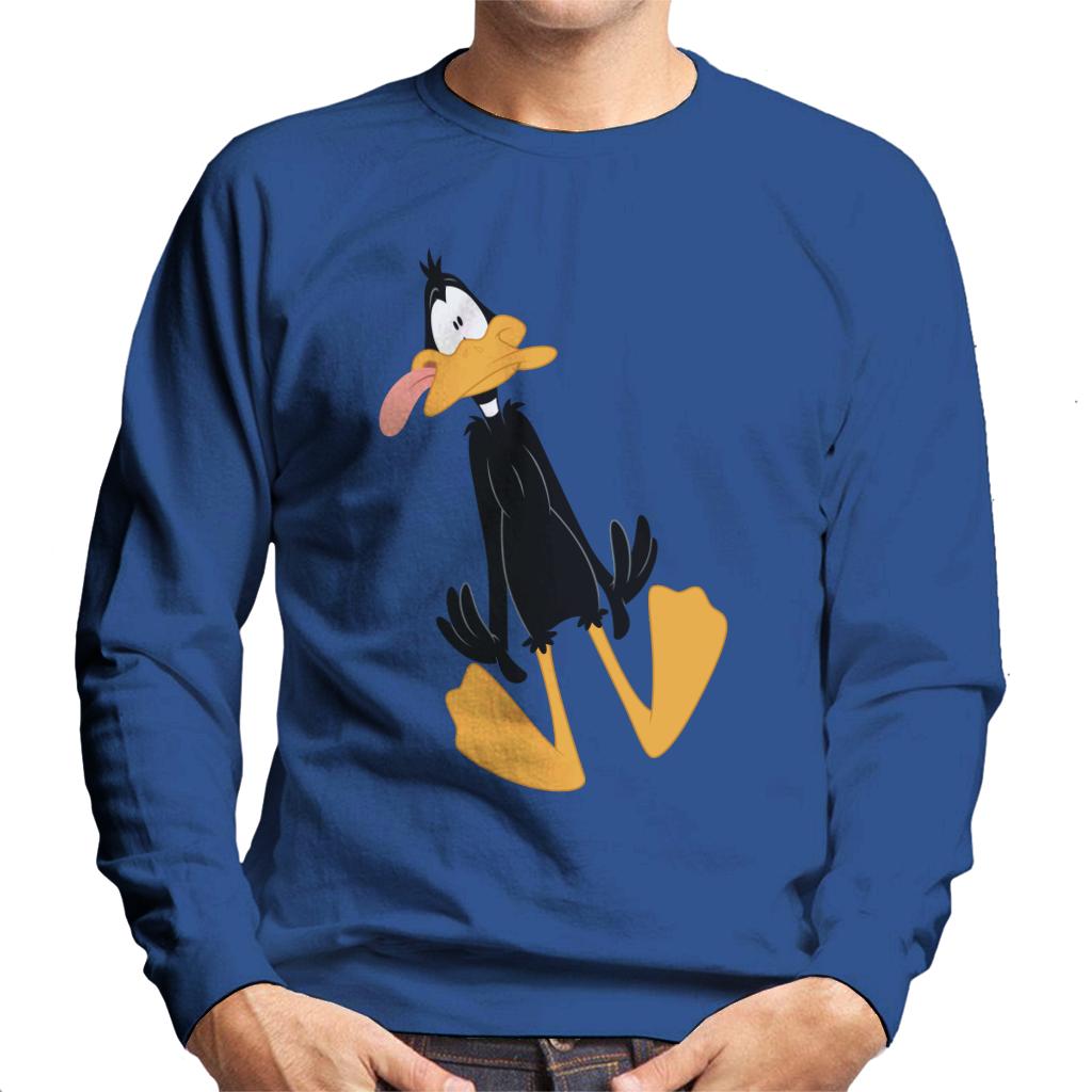 Looney Tunes Daffy Duck Dumbstruck Men's Sweatshirt-ALL + EVERY