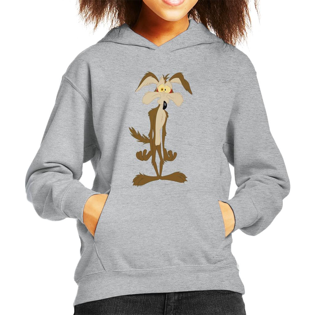 Looney Tunes Wile E Coyote In Trouble Kid's Hooded Sweatshirt-ALL + EVERY