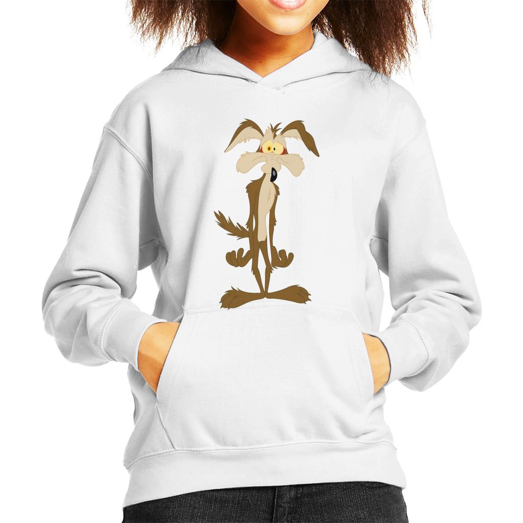 Looney Tunes Wile E Coyote In Trouble Kid's Hooded Sweatshirt-ALL + EVERY