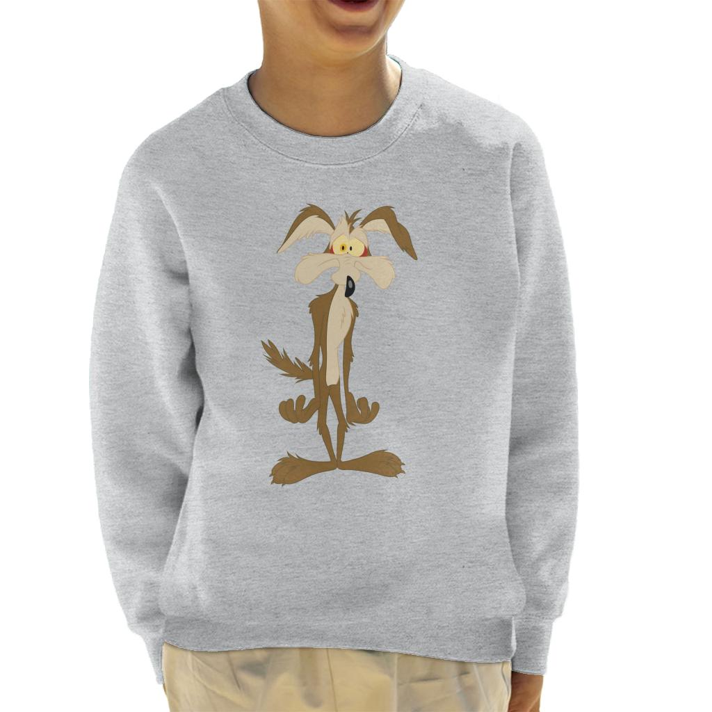 Looney Tunes Wile E Coyote In Trouble Kid's Sweatshirt-ALL + EVERY