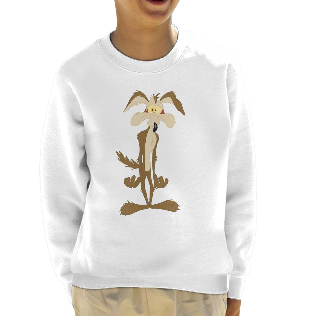 Looney Tunes Wile E Coyote In Trouble Kid's Sweatshirt-ALL + EVERY