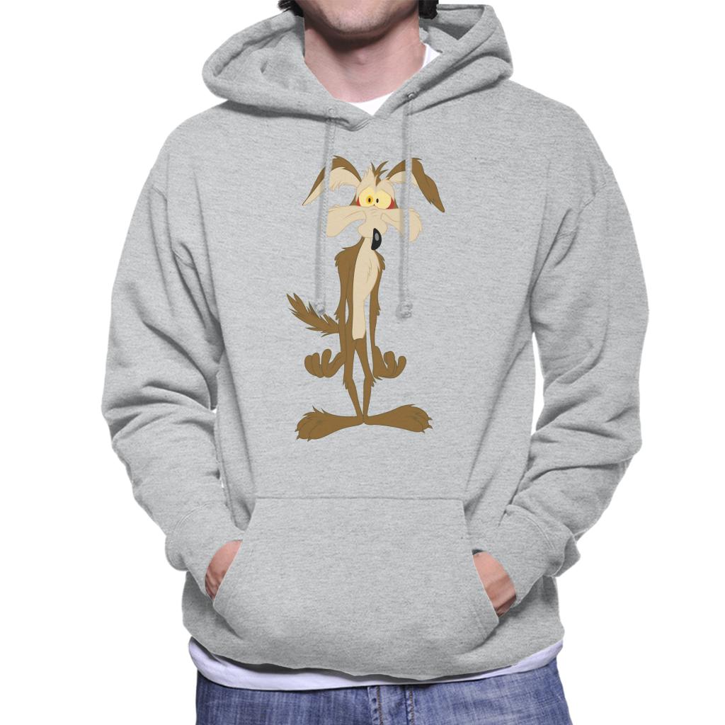 Looney Tunes Wile E Coyote In Trouble Men's Hooded Sweatshirt-ALL + EVERY