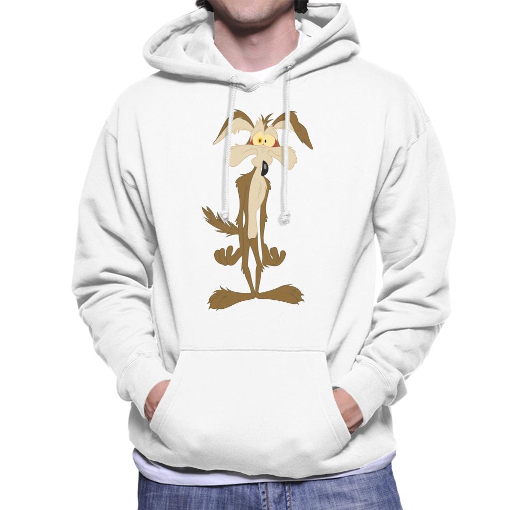 Looney Tunes Wile E Coyote In Trouble Men's Hooded Sweatshirt-ALL + EVERY