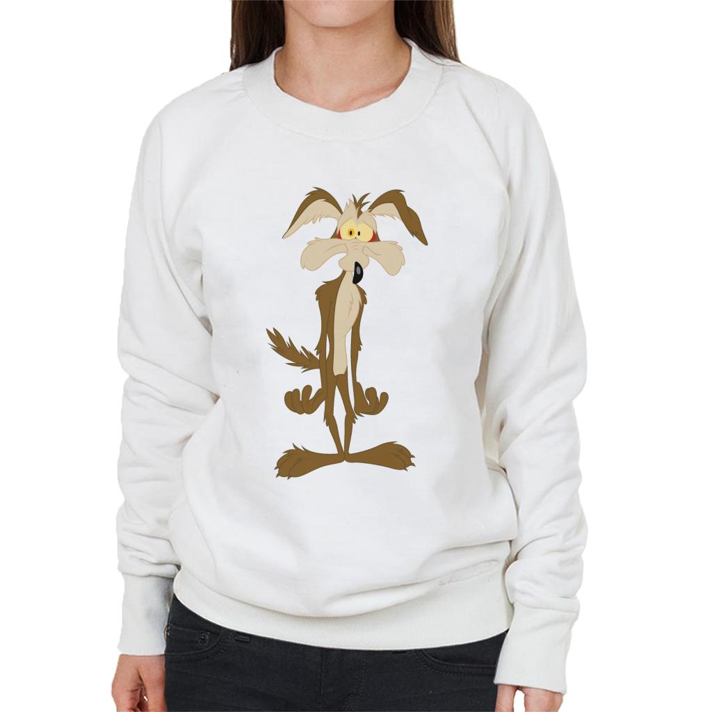 Looney Tunes Wile E Coyote In Trouble Women's Sweatshirt-ALL + EVERY