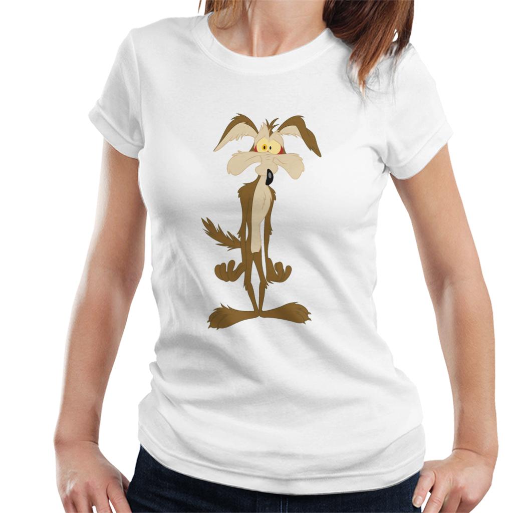 Looney Tunes Wile E Coyote In Trouble Women's T-Shirt-ALL + EVERY