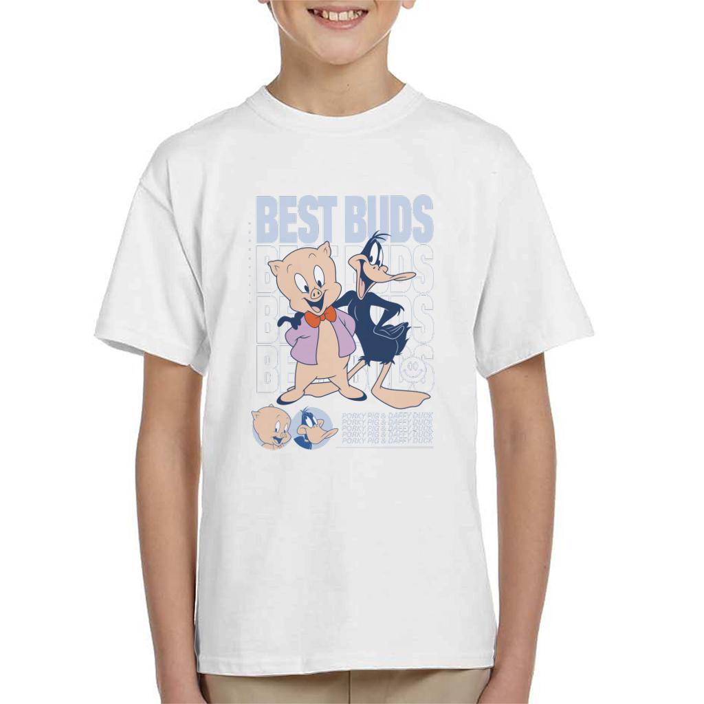 Looney Tunes Porky Pig Daffy Duck Best Buds Kid's T-Shirt-ALL + EVERY