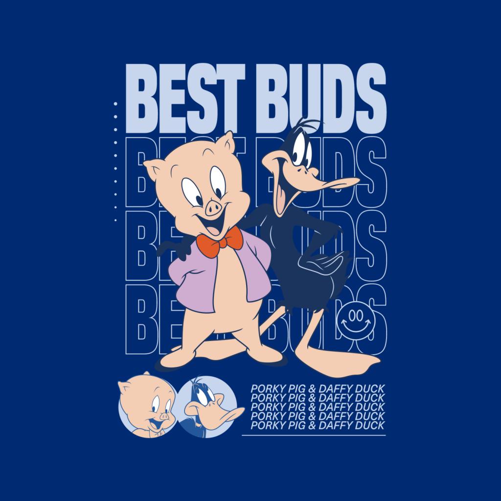 Looney Tunes Porky Pig Daffy Duck Best Buds Men's T-Shirt-ALL + EVERY