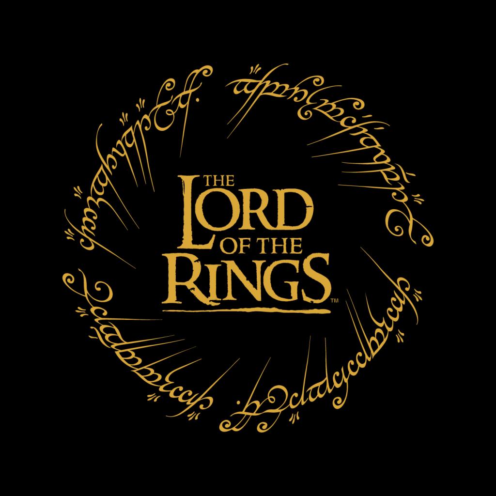 The Lord Of The Rings Logo Ring Inscription Men's Sweatshirt-ALL + EVERY