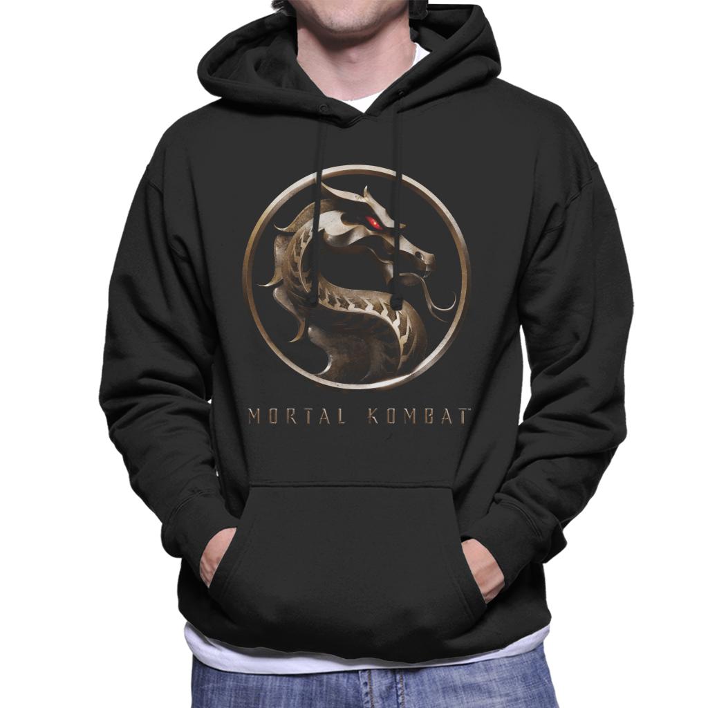 Mortal Kombat Classic Logo Men's Hooded Sweatshirt-ALL + EVERY