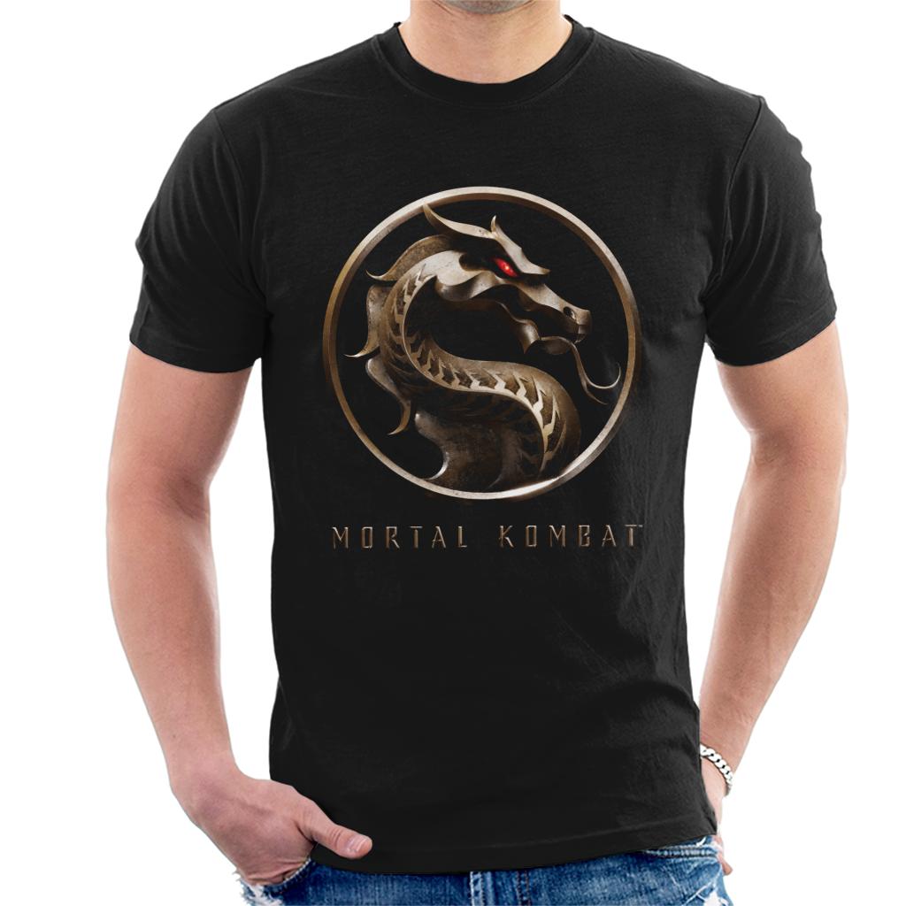 Mortal Kombat Classic Logo Men's T-Shirt-ALL + EVERY