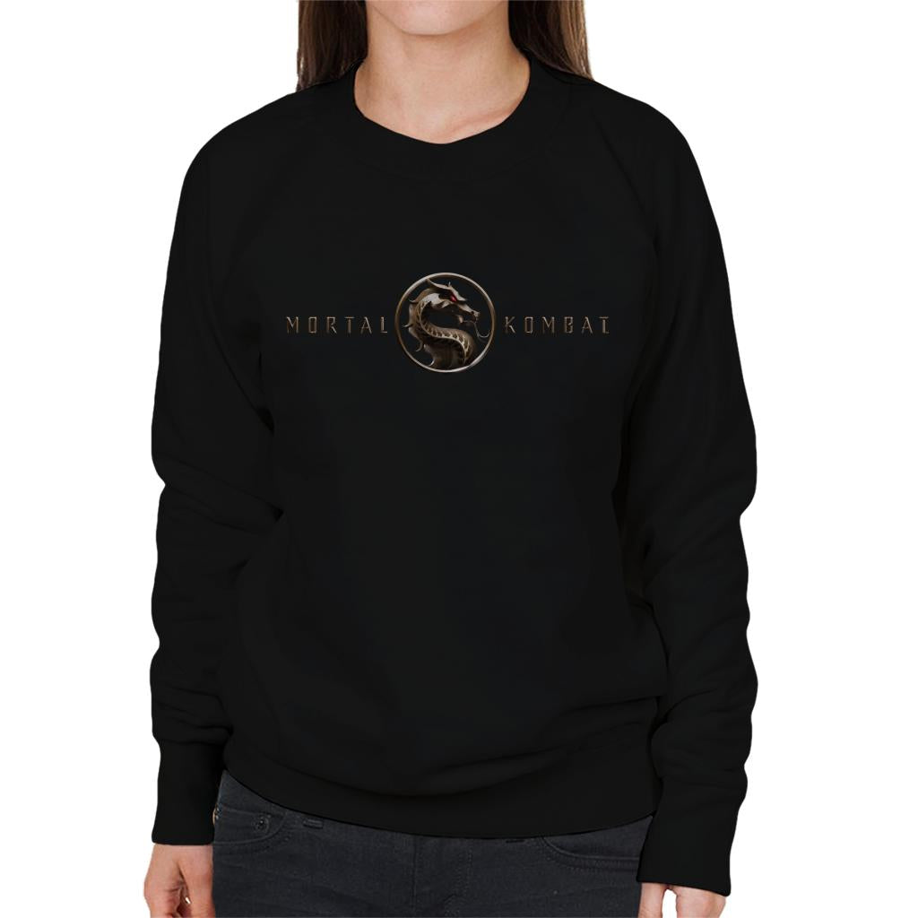 Mortal Kombat Movie Logo Women's Sweatshirt-ALL + EVERY