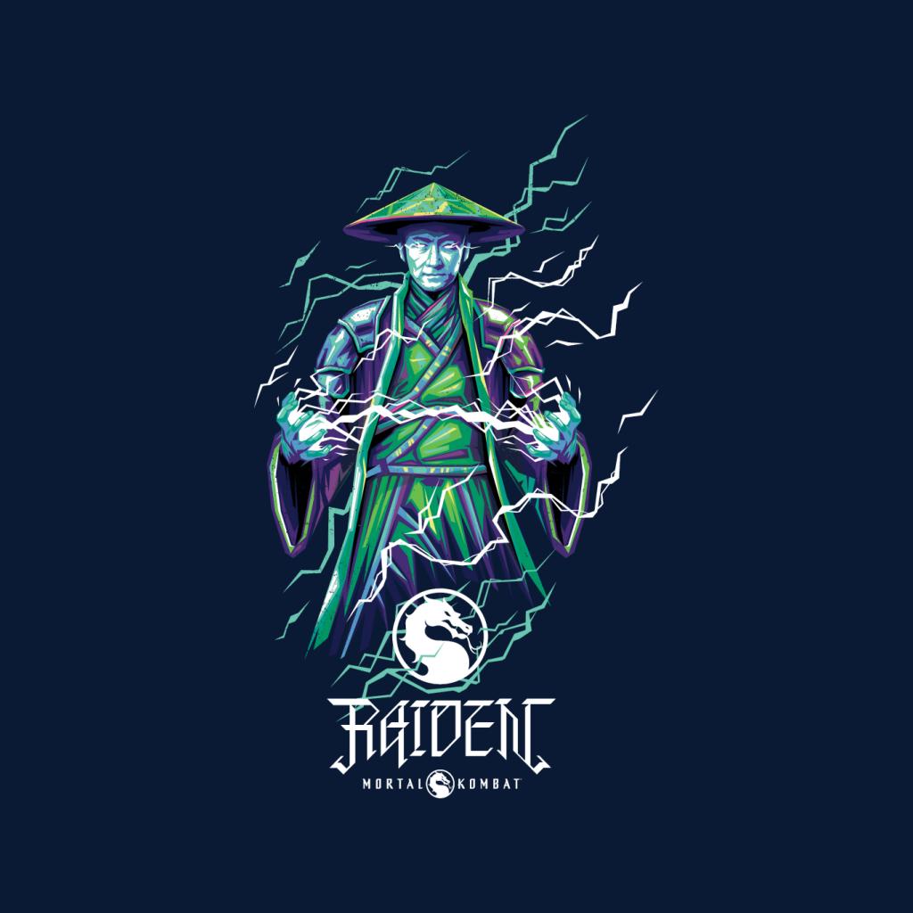 Mortal Kombat Raiden Lightning Bolt Charge Women's Hooded Sweatshirt-ALL + EVERY