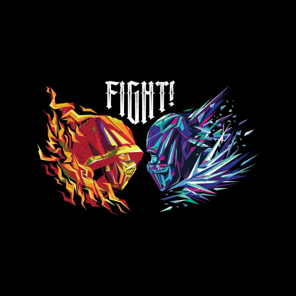 Mortal Kombat Scorpion Sub Zero Fight Women's Sweatshirt-ALL + EVERY