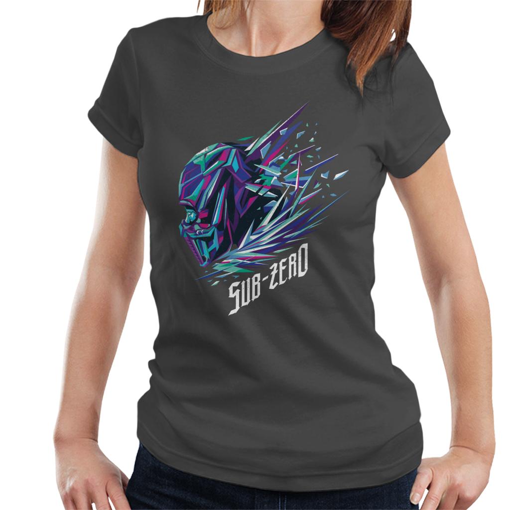 Mortal Kombat Sub Zero Head Women's T-Shirt-ALL + EVERY