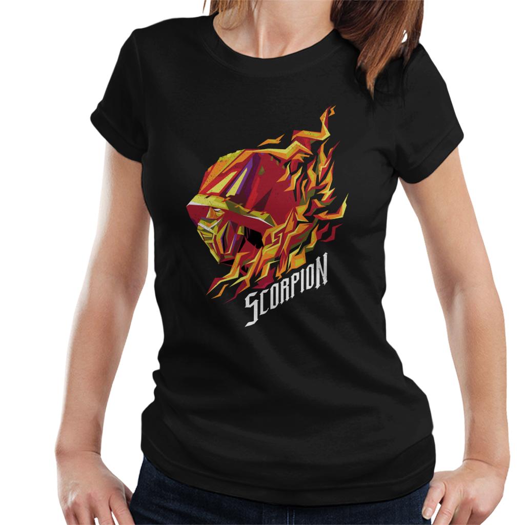 Mortal Kombat Scorpion Head Women's T-Shirt-ALL + EVERY