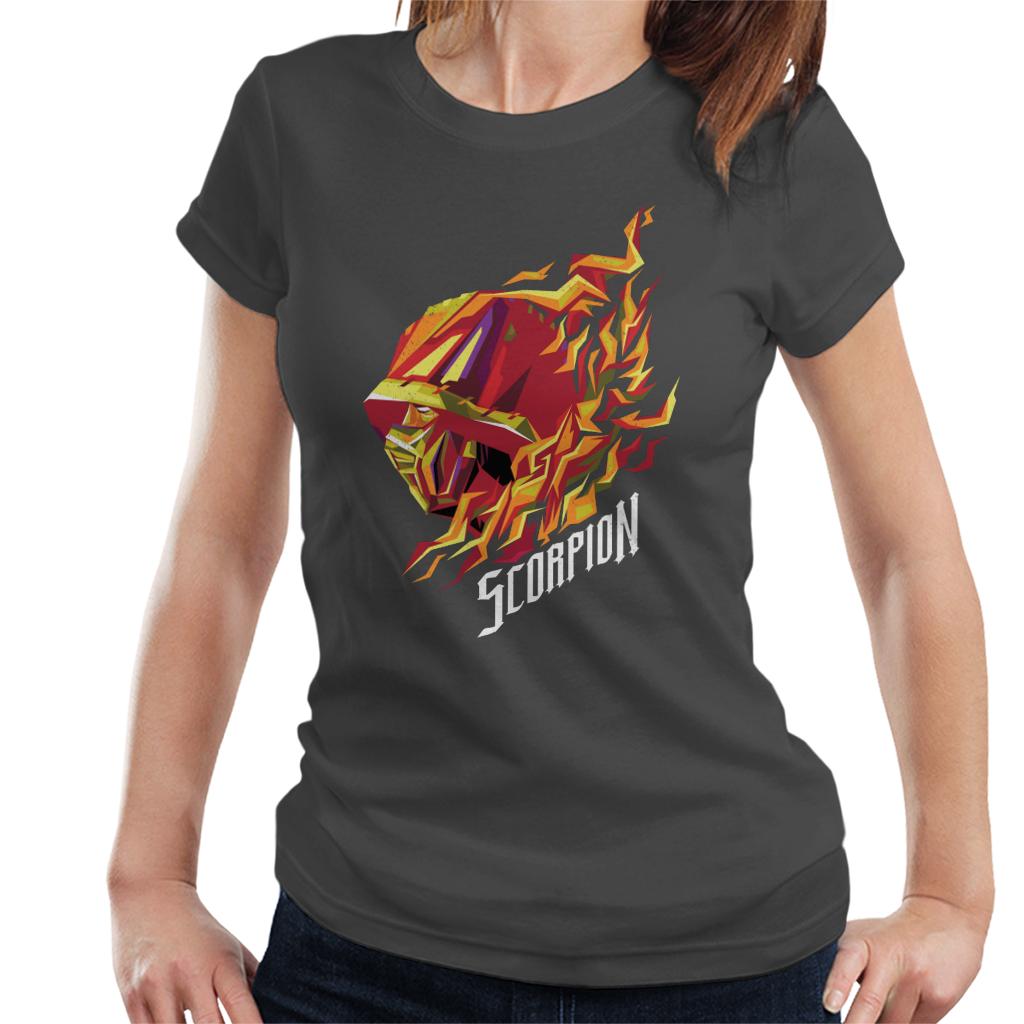 Mortal Kombat Scorpion Head Women's T-Shirt-ALL + EVERY