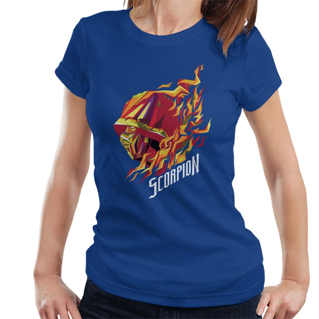 Mortal Kombat Scorpion Head Women's T-Shirt-ALL + EVERY