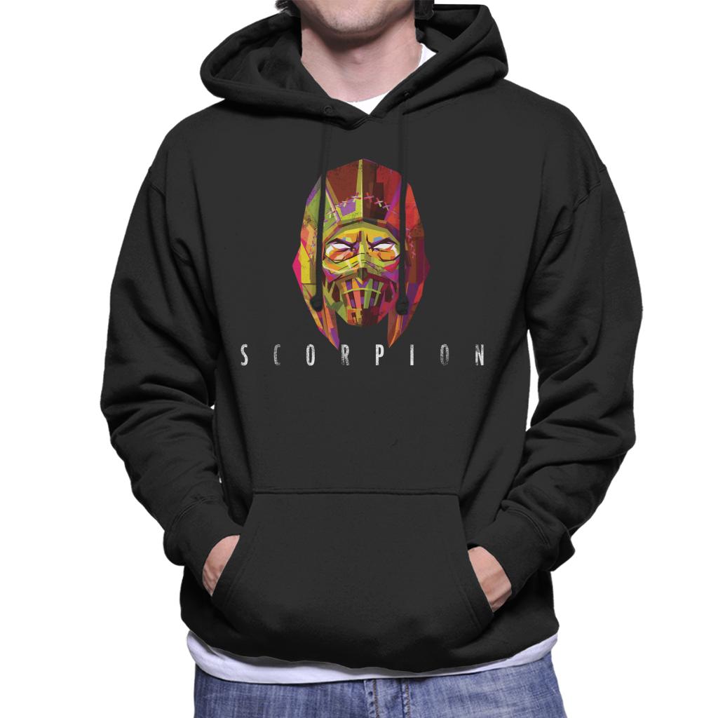 Mortal Kombat Scorpion Mask Men's Hooded Sweatshirt-ALL + EVERY