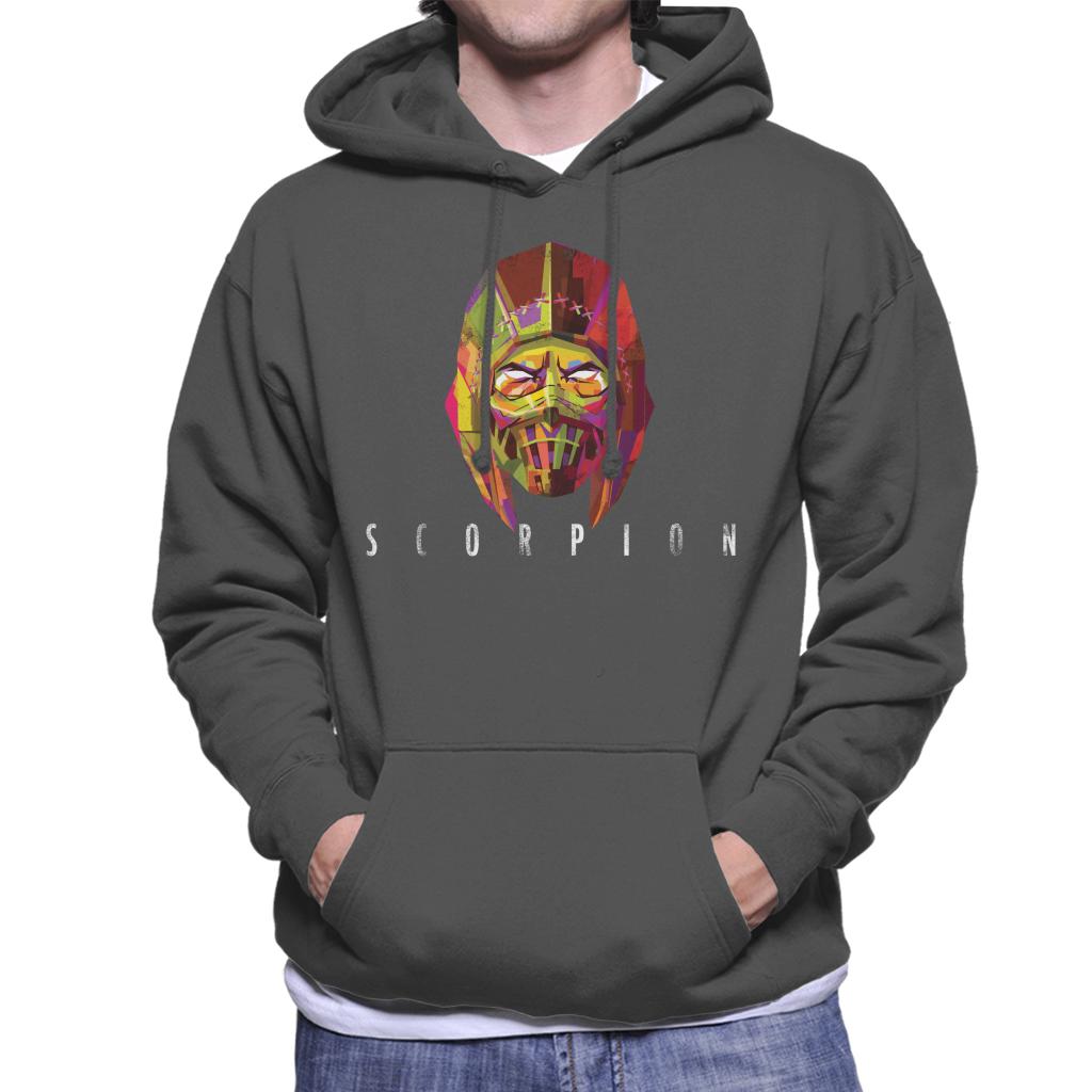 Mortal Kombat Scorpion Mask Men's Hooded Sweatshirt-ALL + EVERY