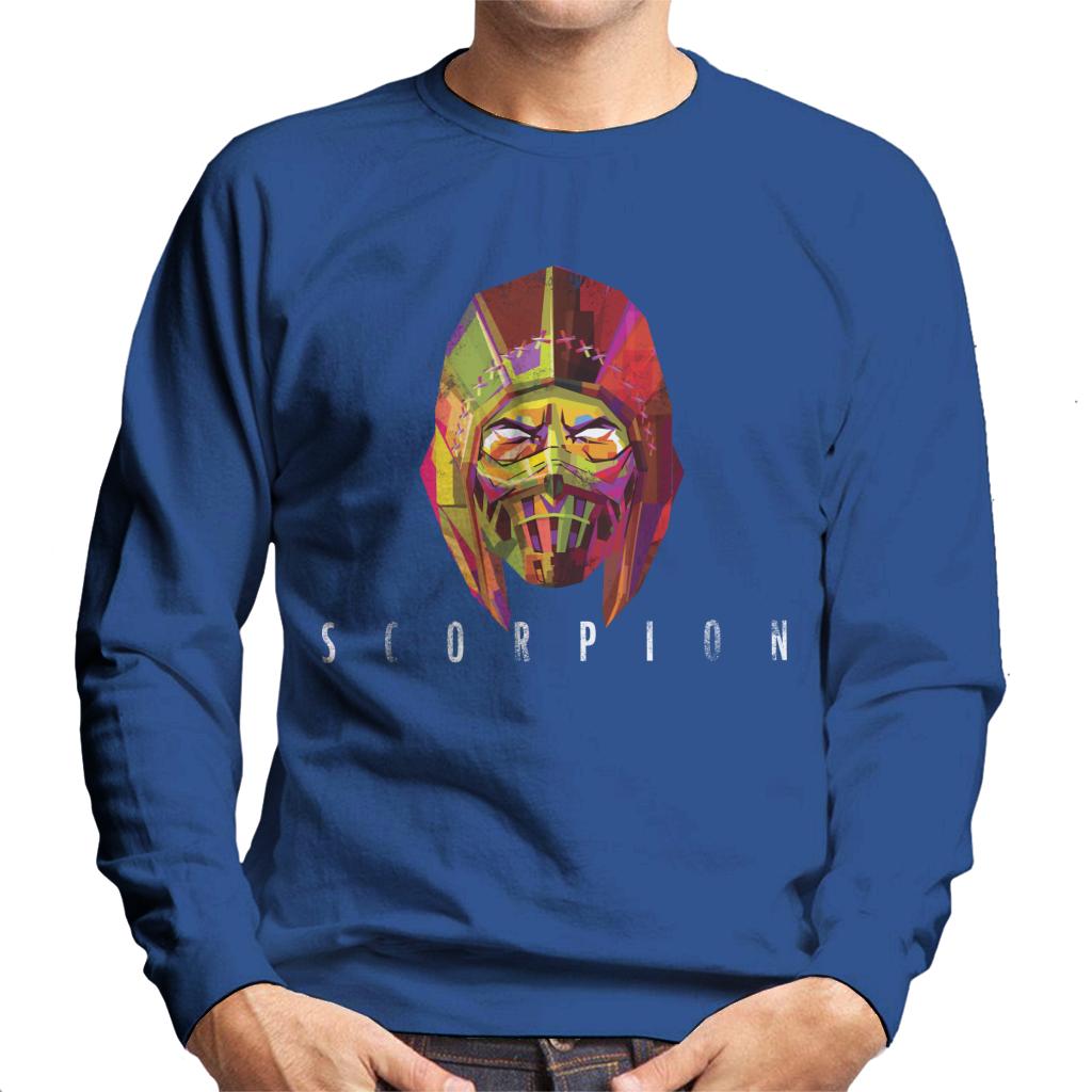 Mortal Kombat Scorpion Mask Men's Sweatshirt-ALL + EVERY