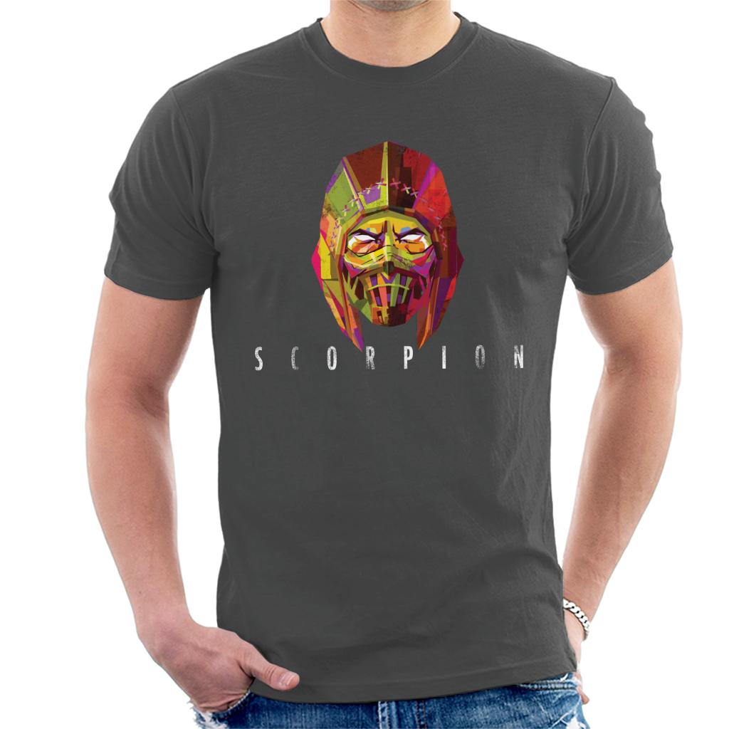 Mortal Kombat Scorpion Mask Men's T-Shirt-ALL + EVERY