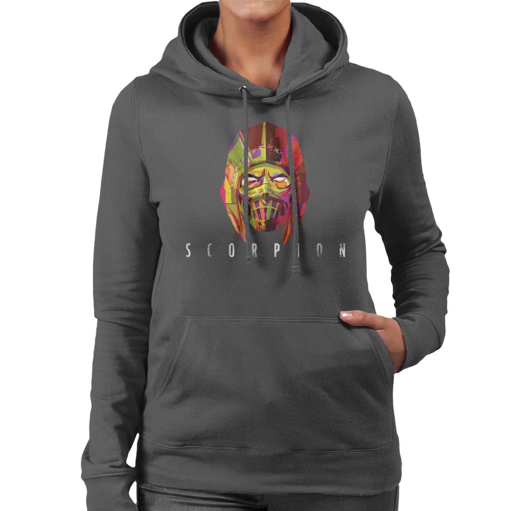 Mortal Kombat Scorpion Mask Women's Hooded Sweatshirt-ALL + EVERY