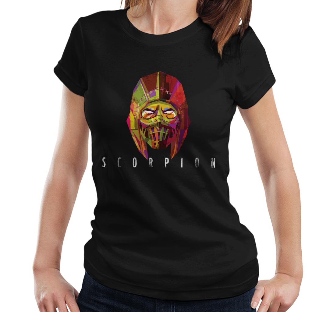 Mortal Kombat Scorpion Mask Women's T-Shirt-ALL + EVERY