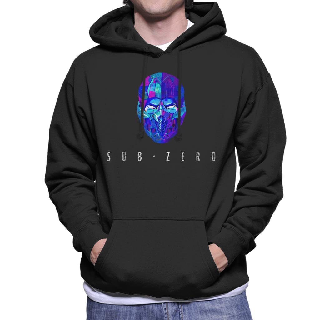 Mortal Kombat Sub Zero Mask Men's Hooded Sweatshirt-ALL + EVERY