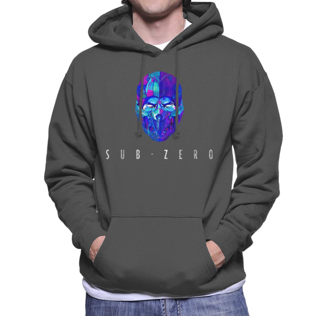 Mortal Kombat Sub Zero Mask Men's Hooded Sweatshirt-ALL + EVERY