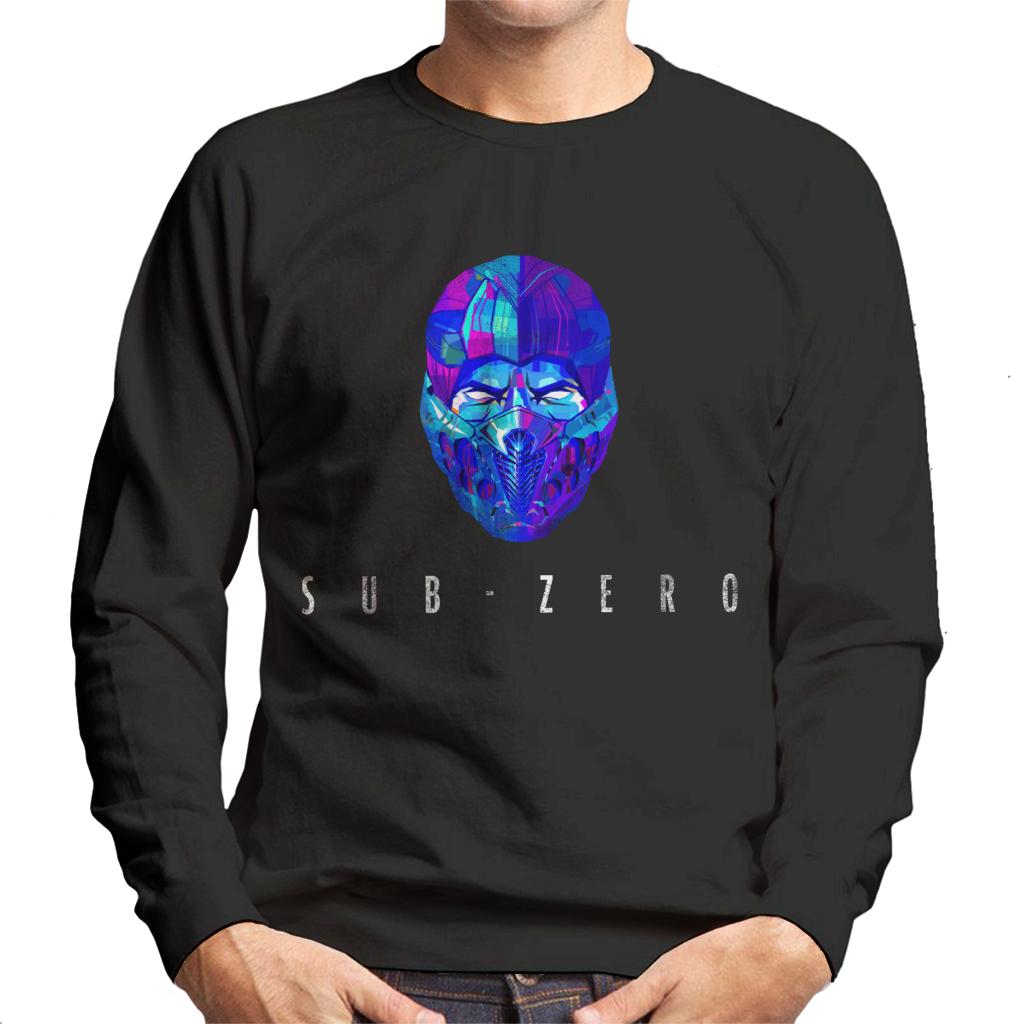 Mortal Kombat Sub Zero Mask Men's Sweatshirt-ALL + EVERY