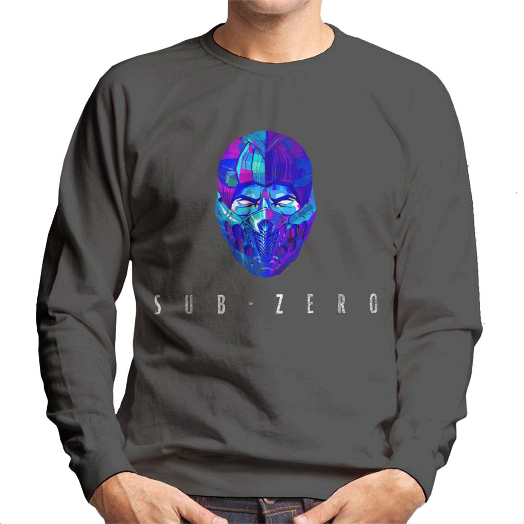 Mortal Kombat Sub Zero Mask Men's Sweatshirt-ALL + EVERY