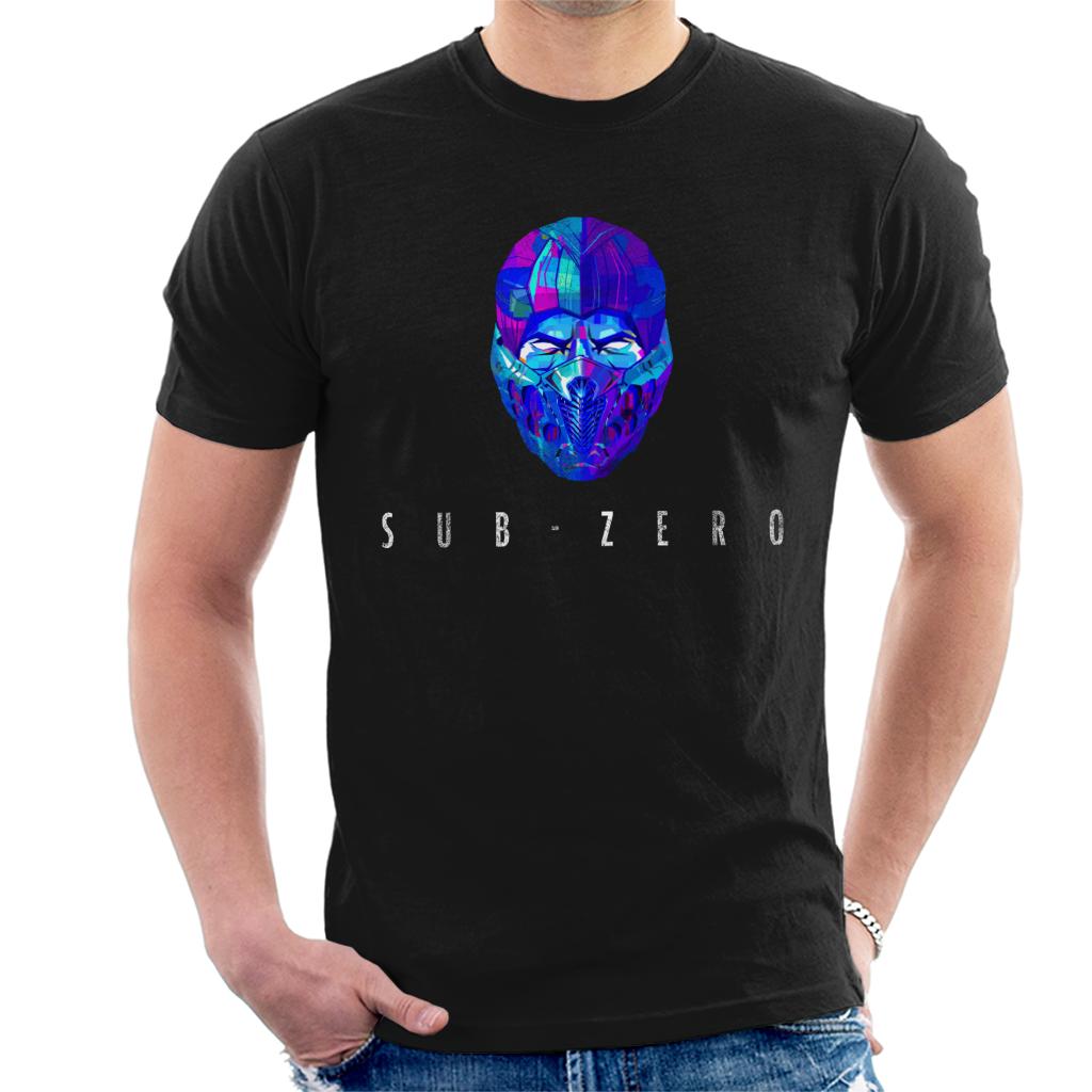 Mortal Kombat Sub Zero Mask Men's T-Shirt-ALL + EVERY