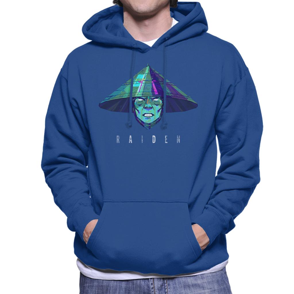 Mortal Kombat Raiden Face Men's Hooded Sweatshirt-ALL + EVERY