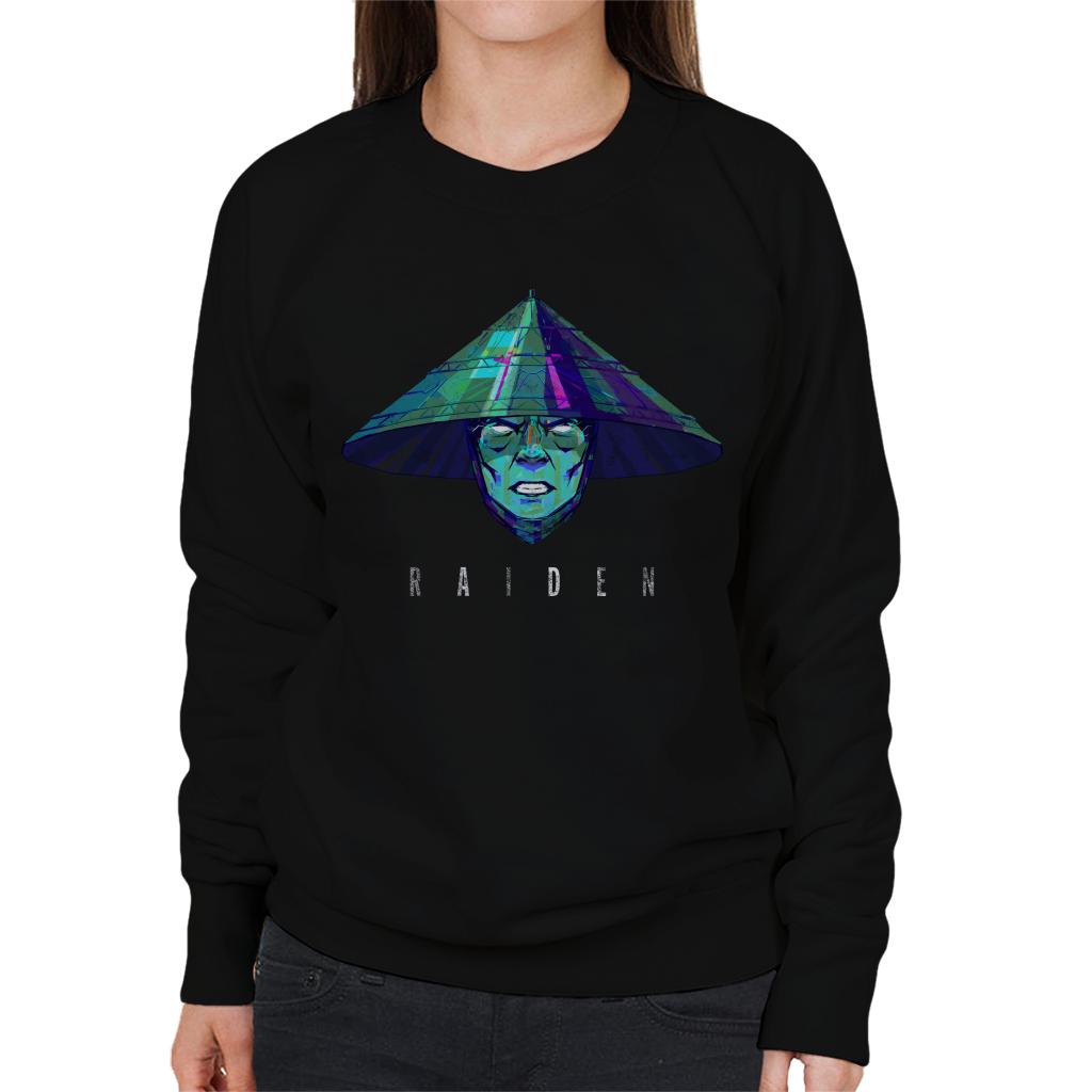 Mortal Kombat Raiden Face Women's Sweatshirt-ALL + EVERY