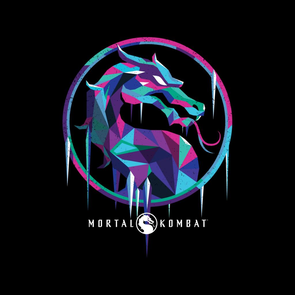 Mortal Kombat Sub Zero Ice Art Logo Women's T-Shirt-ALL + EVERY