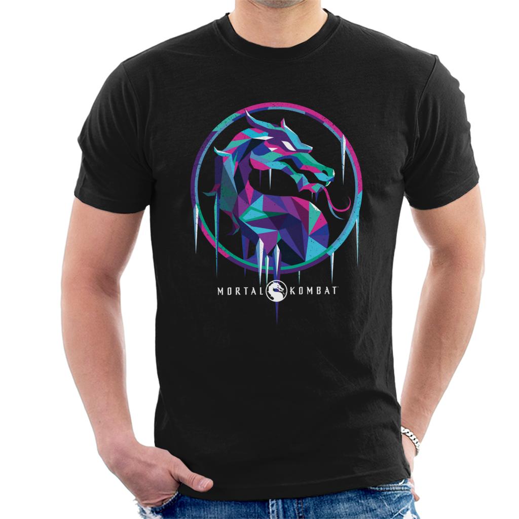 Mortal Kombat Sub Zero Ice Art Logo Men's T-Shirt-ALL + EVERY