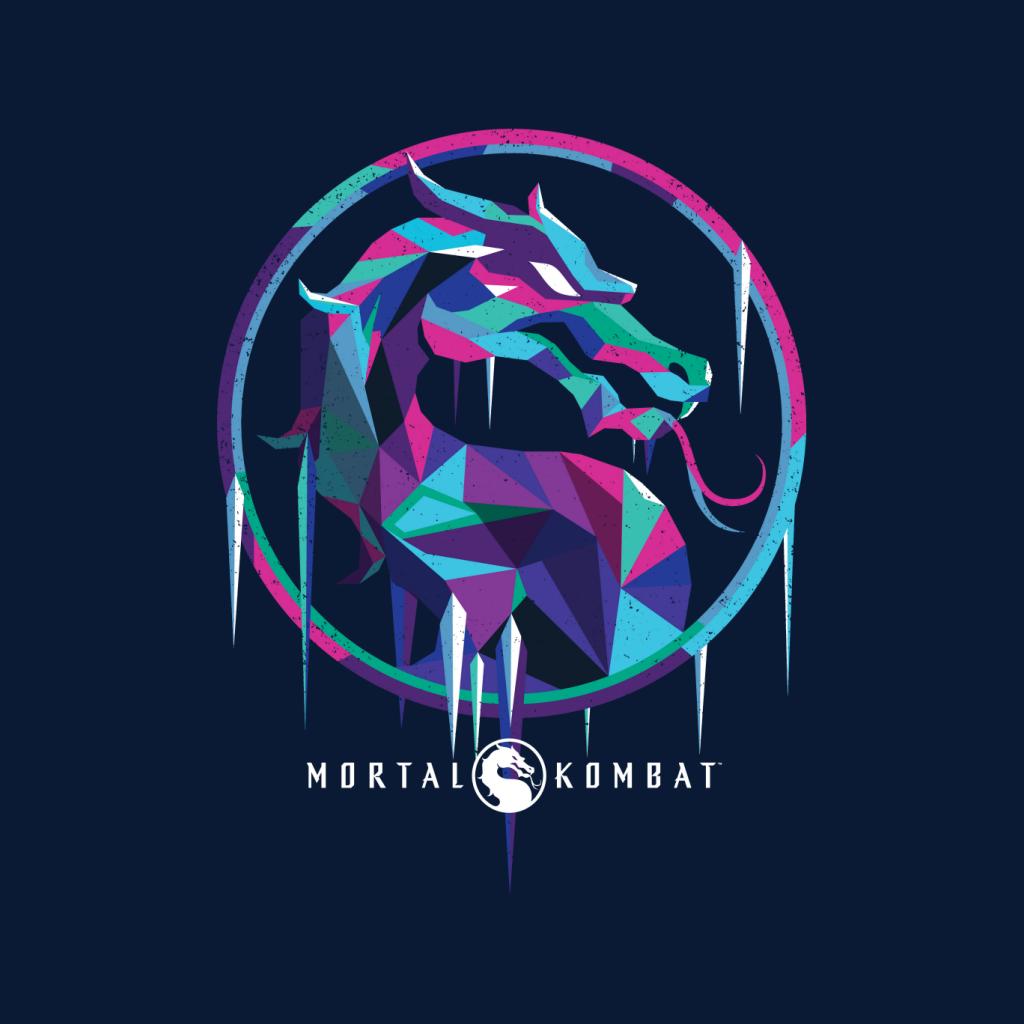 Mortal Kombat Sub Zero Ice Art Logo Women's T-Shirt-ALL + EVERY