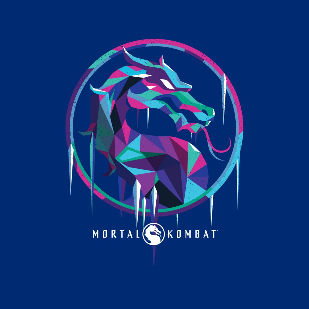 Mortal Kombat Sub Zero Ice Art Logo Women's T-Shirt-ALL + EVERY