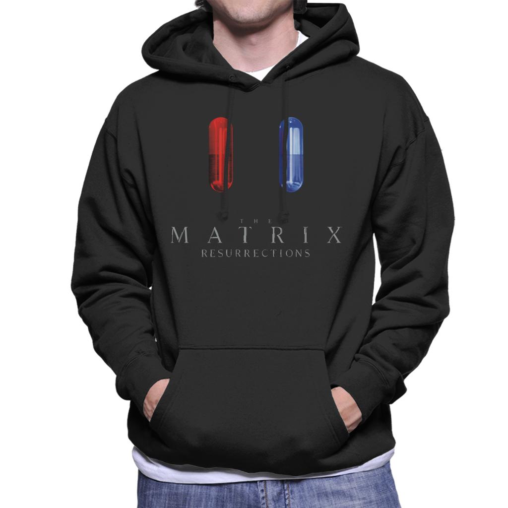 The Matrix Resurrections Blue Or Red Pill Men's Hooded Sweatshirt-ALL + EVERY