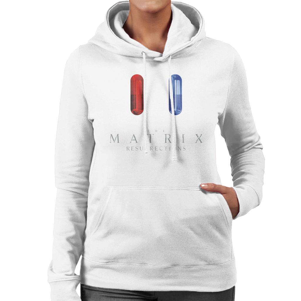 The Matrix Resurrections Blue Or Red Pill Women's Hooded Sweatshirt-ALL + EVERY