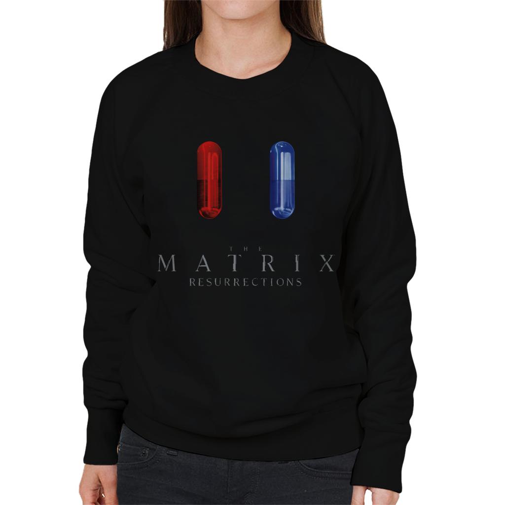 The Matrix Resurrections Blue Or Red Pill Women's Sweatshirt-ALL + EVERY