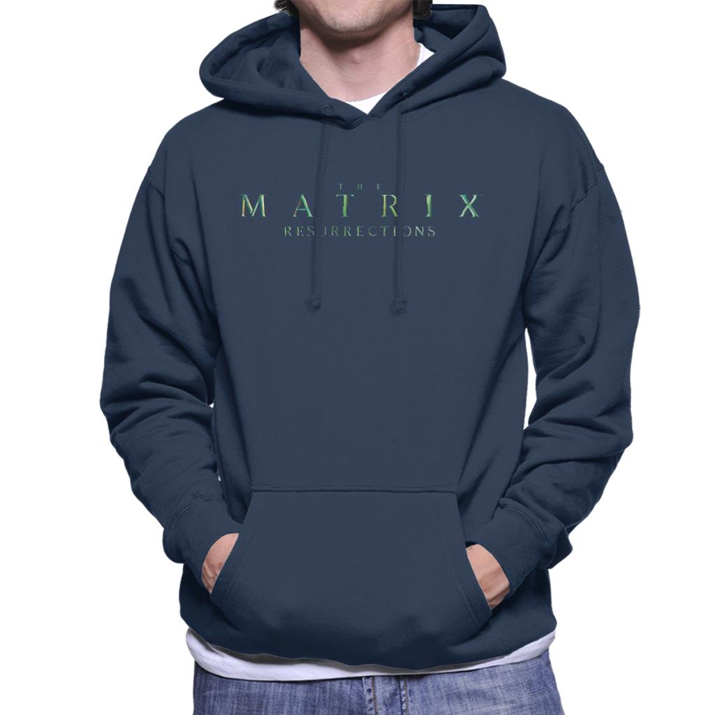 The Matrix Resurrections Logo Men's Hooded Sweatshirt-ALL + EVERY