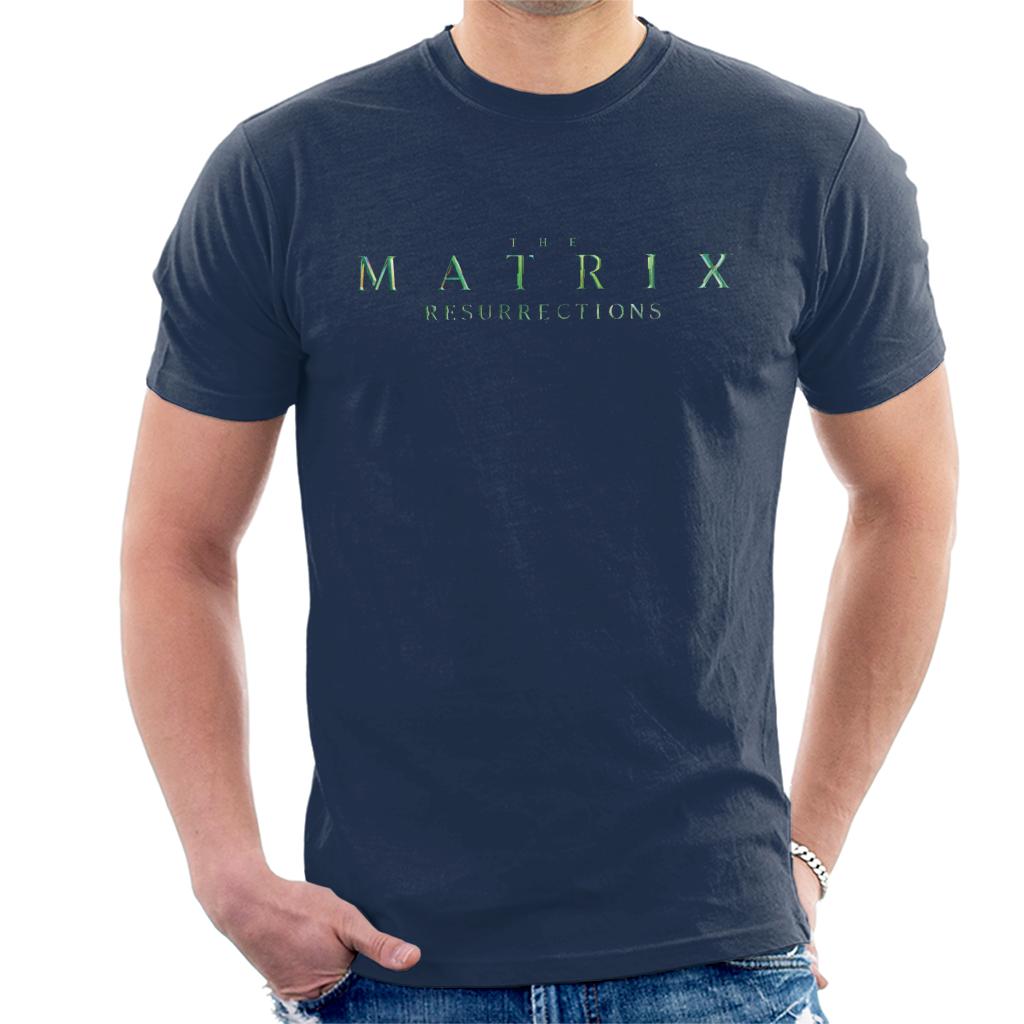 The Matrix Resurrections Logo Men's T-Shirt-ALL + EVERY