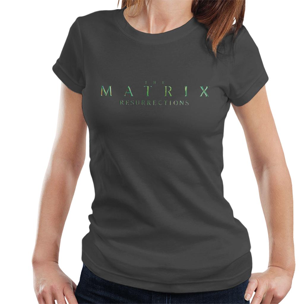 The Matrix Resurrections Logo Women's T-Shirt-ALL + EVERY