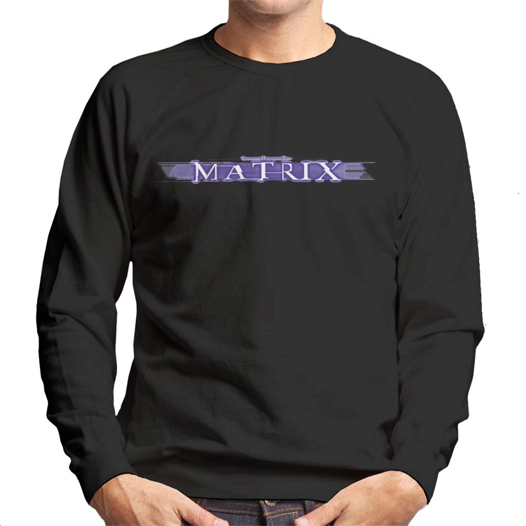 The Matrix Purple Logo Men's Sweatshirt-ALL + EVERY