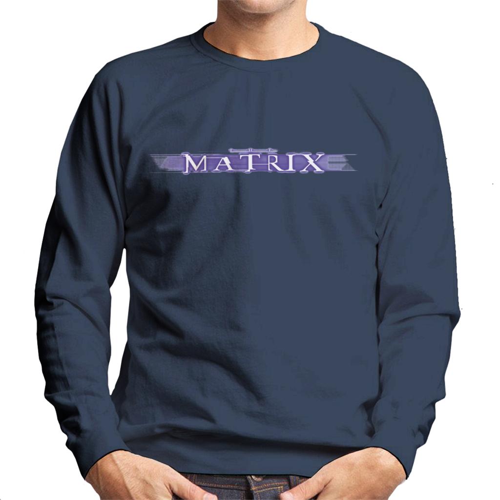 The Matrix Purple Logo Men's Sweatshirt-ALL + EVERY