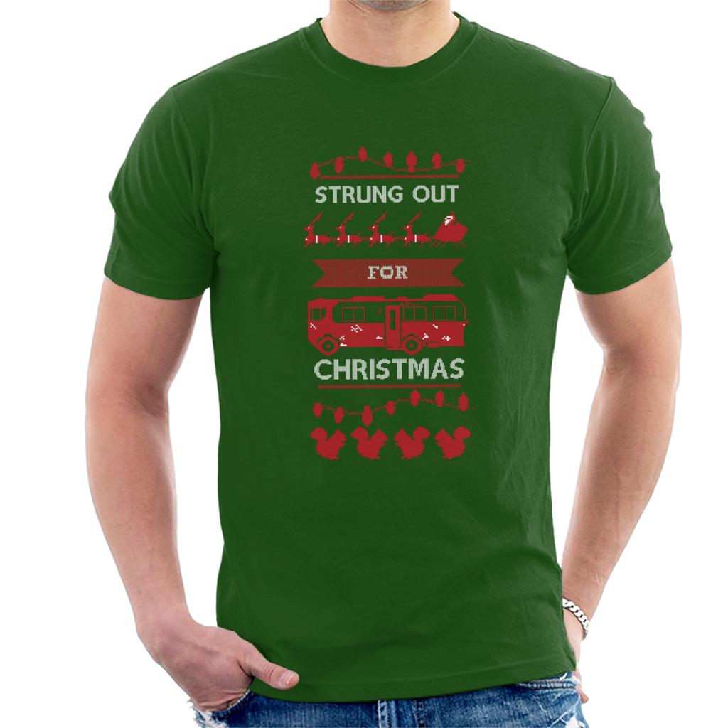 National Lampoon’s Christmas Vacation Strung Out For Christmas Men's T-Shirt-ALL + EVERY